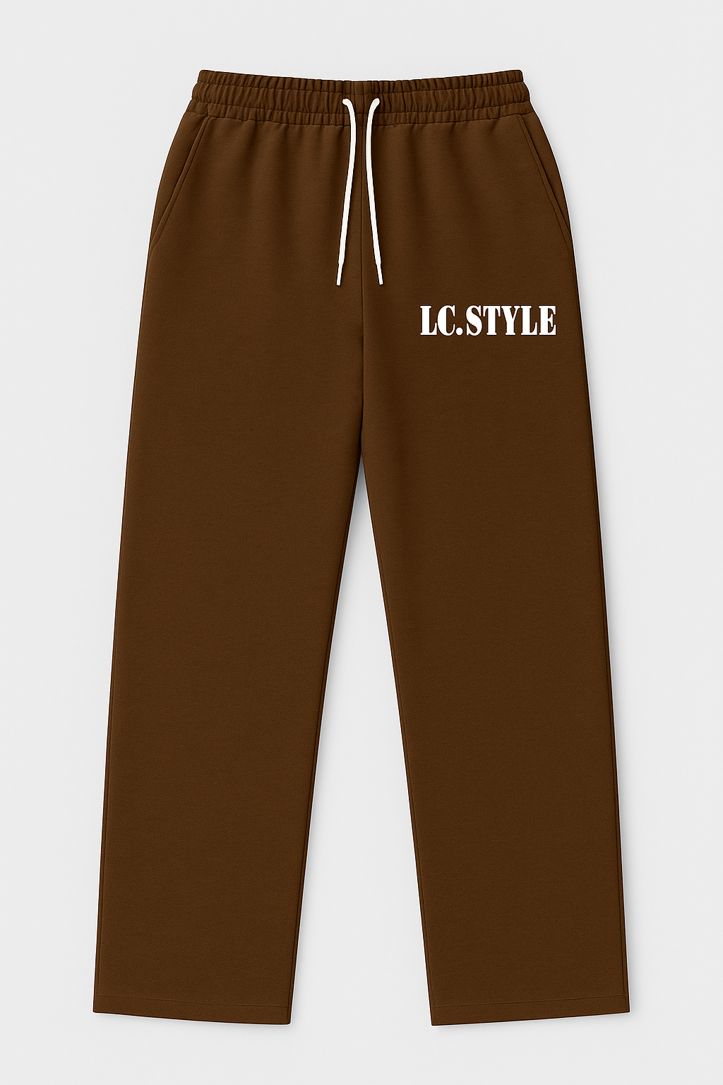 Brown Plain Joggers